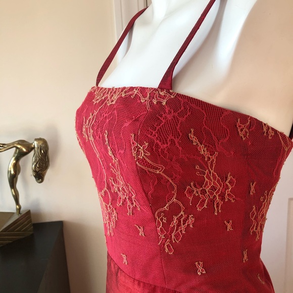 French Silk Formal Dress - Picture 3 of 9